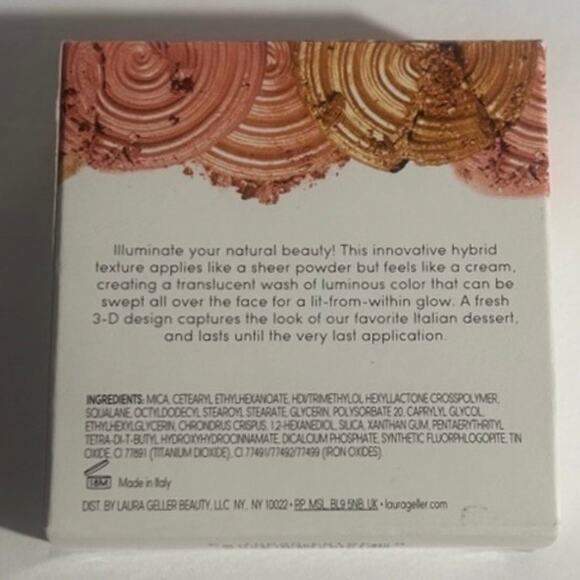✨ NWT Laura Geller Baked Gelato Swirl Illuminator Gilded Honey Highlighter - Picture 3 of 8